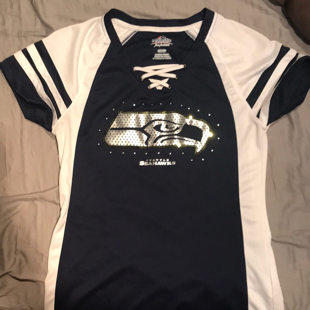 Seahawks bling jersey